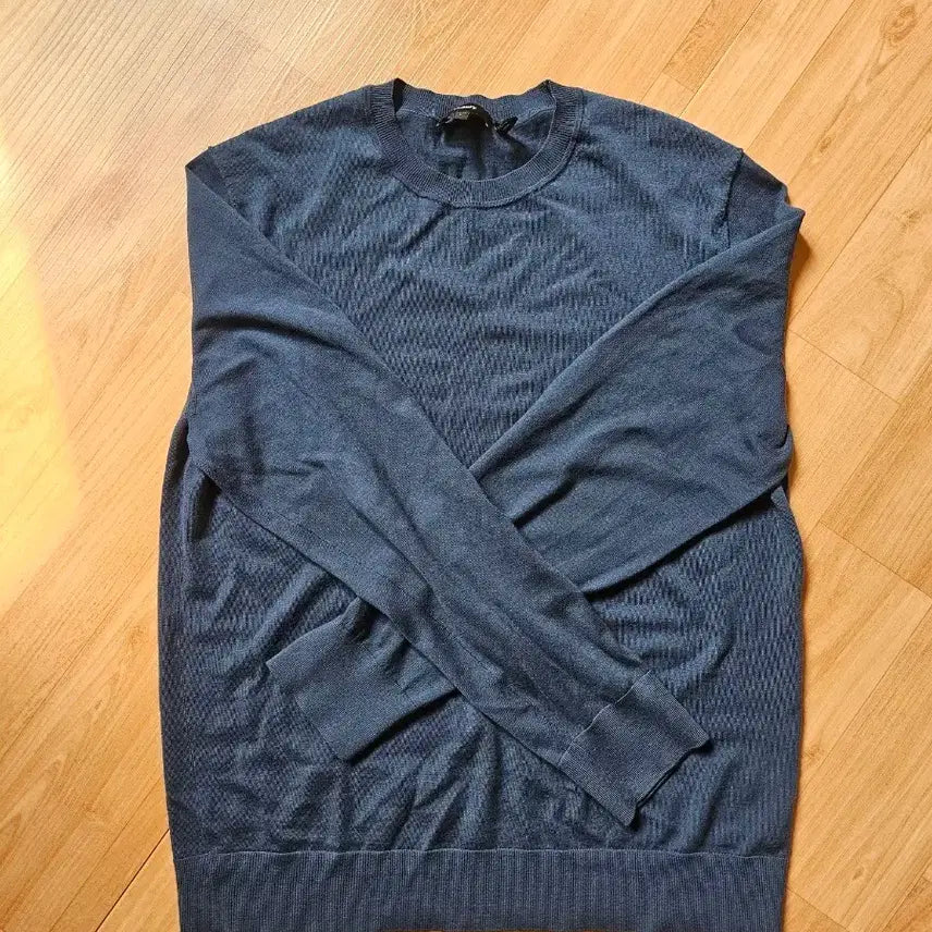 [BUNJANG] Theory Regal Wool Knit Navy M / 띠어리 리갈울 니트 네이비 M