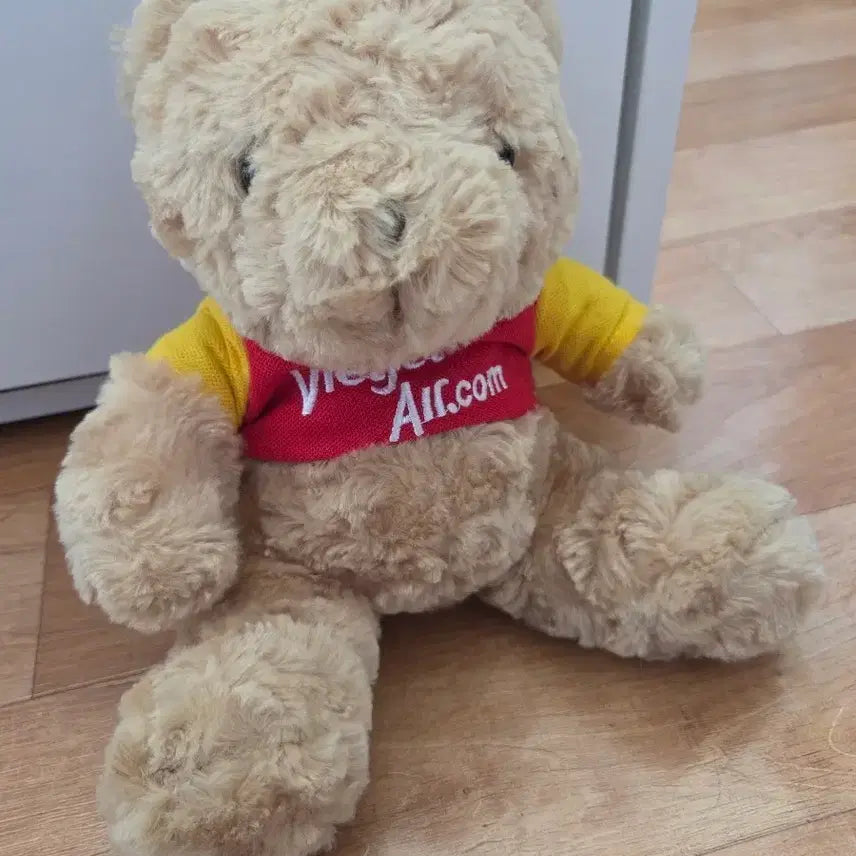 [BUNJANG] Vietjet Air Logo Teddy Bear / 비엣젯항공 곰인형