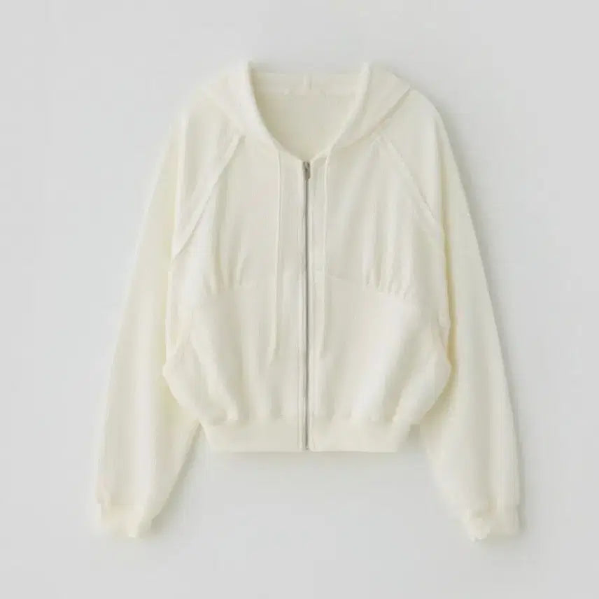 [BUNJANG] Thanat Essential Waffle Hoodie Ivory / 타낫 에센셜 와플 후디 아이보리 Essential waffle hoodi