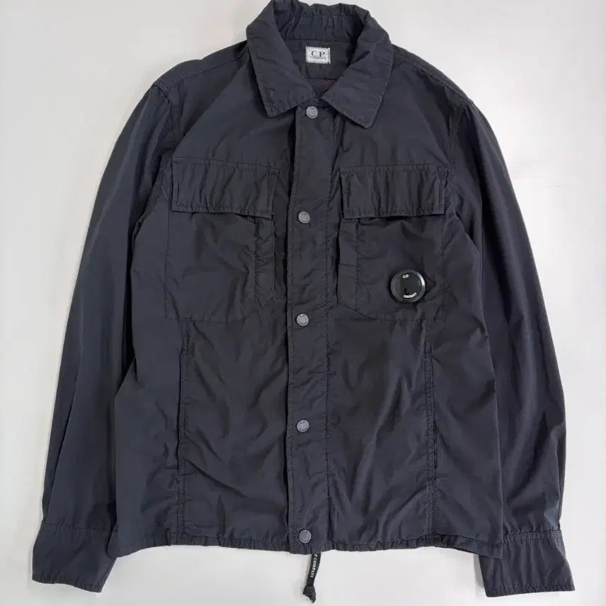 [BUNJANG] CP Company Classic Lens Chest Pocket Nylon Overshirt Jacket / [정품] CP컴퍼니 클래식 렌즈 가슴 포켓 나일론 오버셔츠 자켓