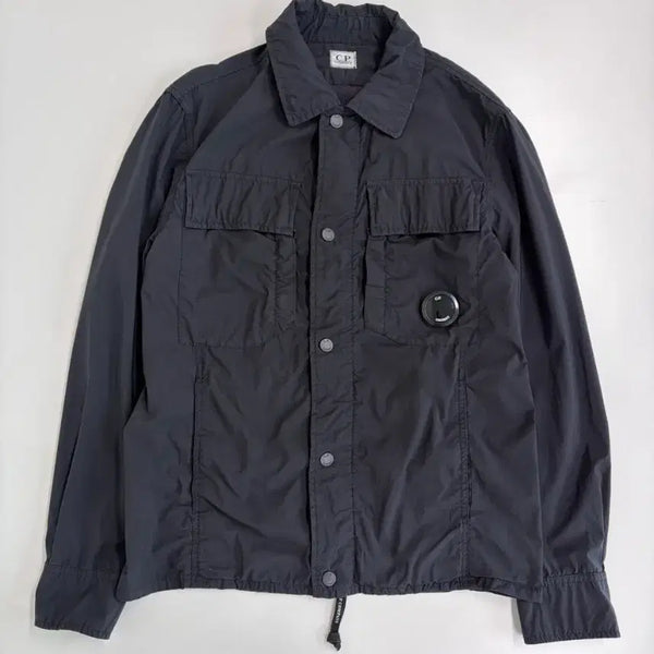 [BUNJANG] CP Company Classic Lens Chest Pocket Nylon Overshirt Jacket / [정품] CP컴퍼니 클래식 렌즈 가슴 포켓 나일론 오버셔츠 자켓