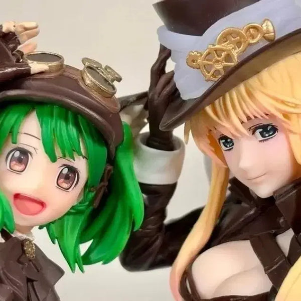 [BUNJANG] Macross Frontier Ranka Lee & Sheryl Nome Steampunk Ver. Figures / 마크로스 프론티어 란카 리 쉐릴 놈 피규어