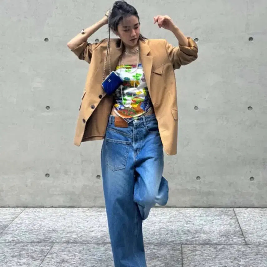 [BUNJANG] Number Project 536 Jacket Camel / 넘버프로젝트 536자켓 카멜