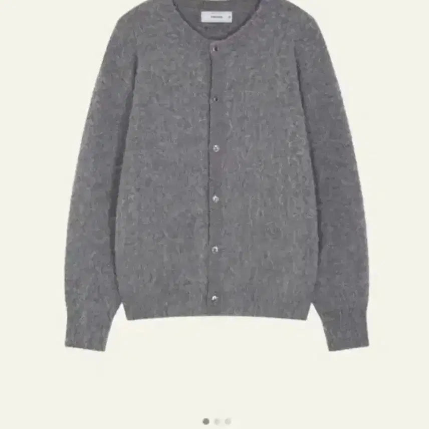 [BUNJANG] Wavyness Mohair Cardigan Grey / 웨이비니스 모헤어 가디건 그레이