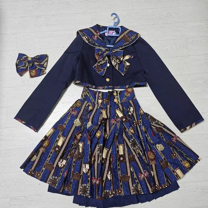 [BUNJANG] Angelic Pretty Rosetta School Set / (로리타양복)엔젤릭프리티 로제타스쿨set