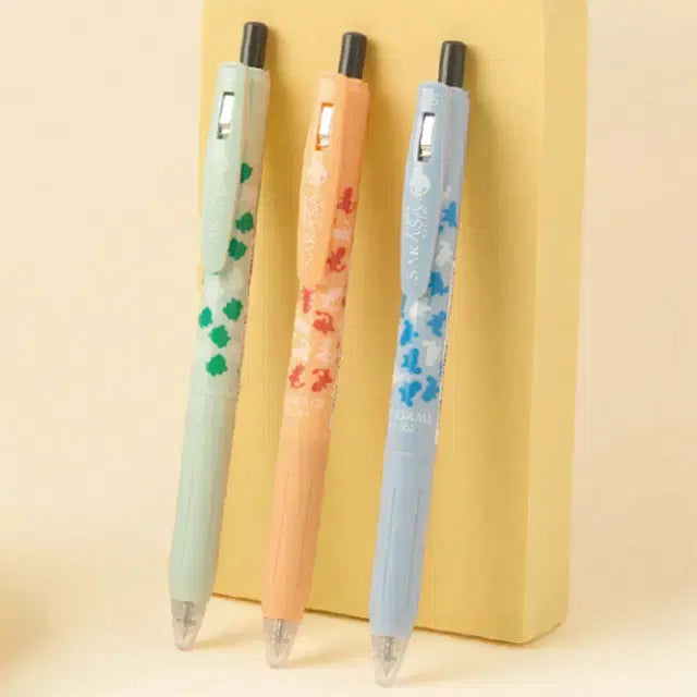 [BUNJANG] SRASRA x Pokémon Clip Gel Pen 0.5 (Set of 10) - Charmander, Squirtle, Bulbasaur / 사라사X포켓몬 클립 젤펜 0.5 (10개 1세트) 파이리 꼬부기 이상해씨