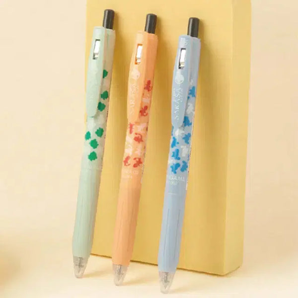 [BUNJANG] SRASRA x Pokémon Clip Gel Pen 0.5 (Set of 10) - Charmander, Squirtle, Bulbasaur / 사라사X포켓몬 클립 젤펜 0.5 (10개 1세트) 파이리 꼬부기 이상해씨