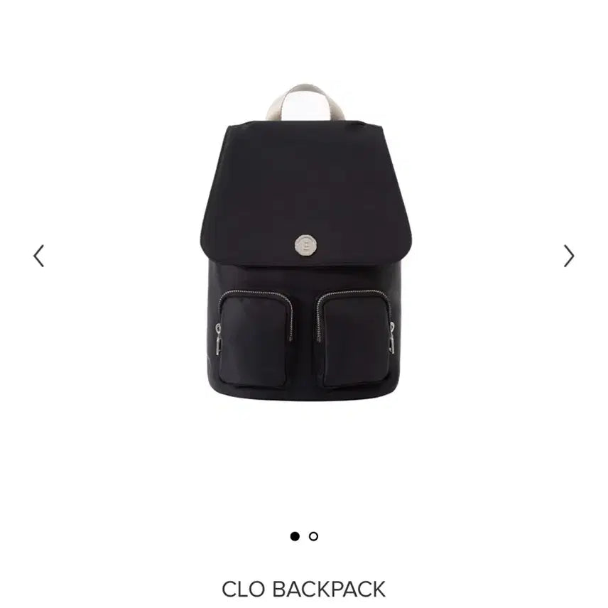 [BUNJANG] MinuteMute Chloe Backpack Mix Black / 미닛뮤트 클로 백팩 믹스 블랙