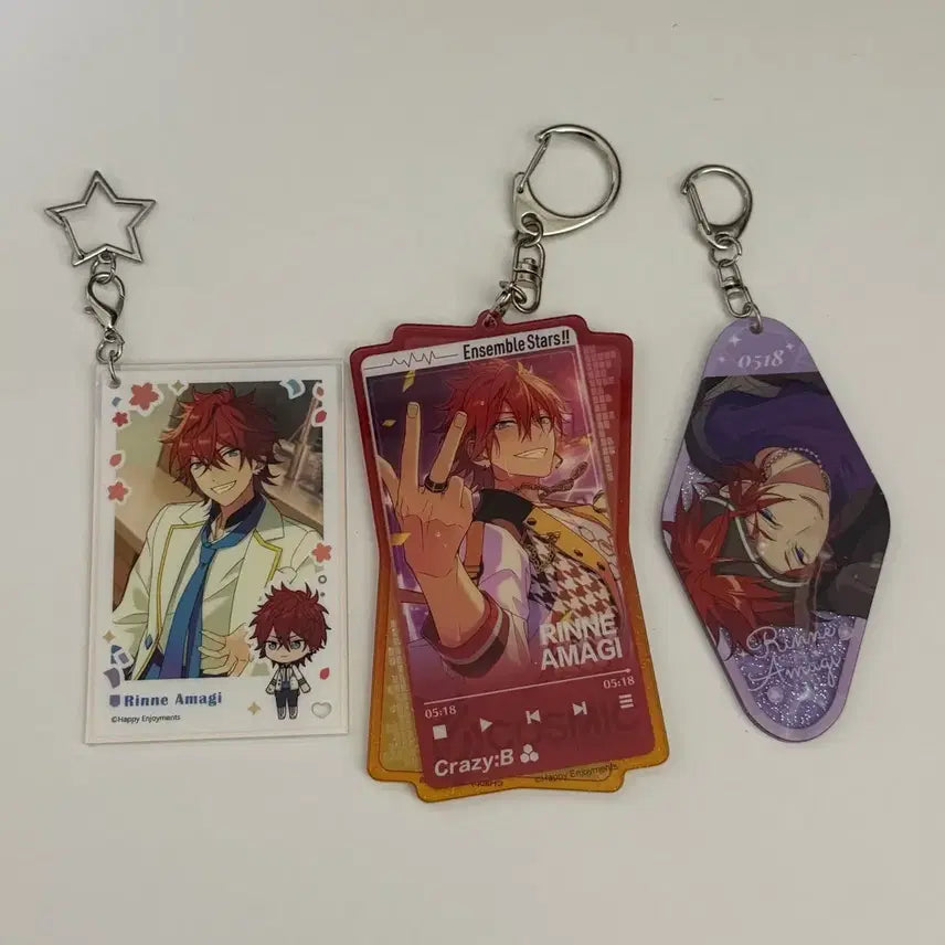 [BUNJANG] Ensemble Stars Rinné Acrylic Keyring Bundle Set / (일괄) 앙스타 린네 키링