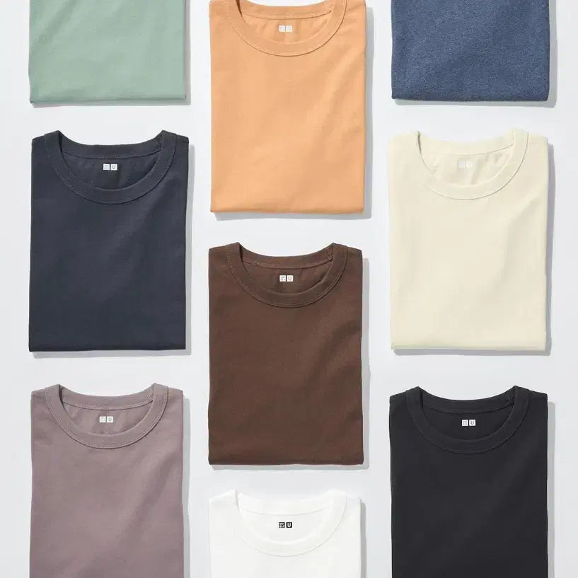 [BUNJANG] Uniqlo U Crew Neck T-Shirt / 유니클로U 크루넥T 두장 일괄