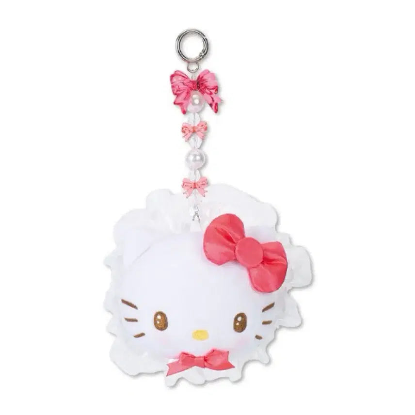 [BUNJANG] Sanrio Hello Kitty Bag Charm Abiel / 헬로키티 러블리 프릴 로리타 키링 아베일 미개봉 새상품 정품