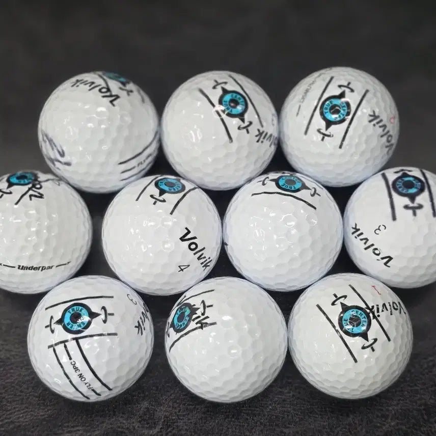 [BUNJANG] Volvik 3-Piece Lost Golf Balls (60 Count) / 편심잡은볼 무배 볼빅3피스 60개 로스트볼