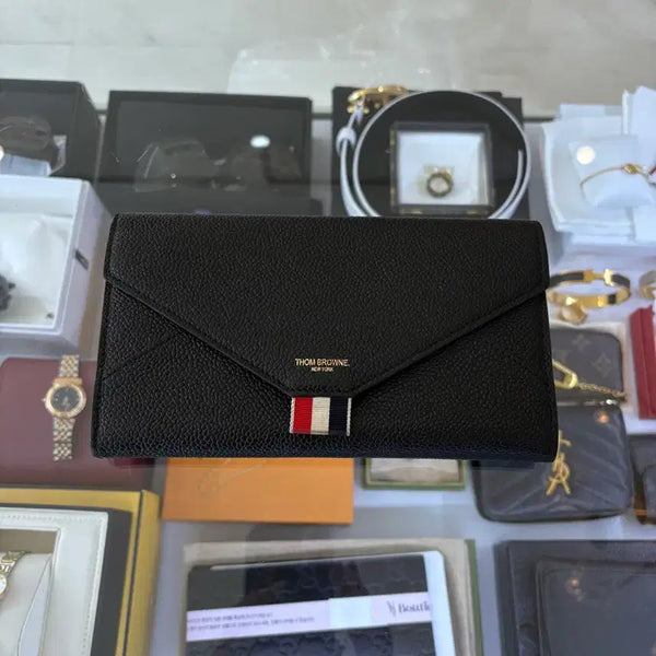 [BUNJANG] Thom Browne Envelope Wallet Navy / [정품] 톰브라운 엔벨로프 지갑