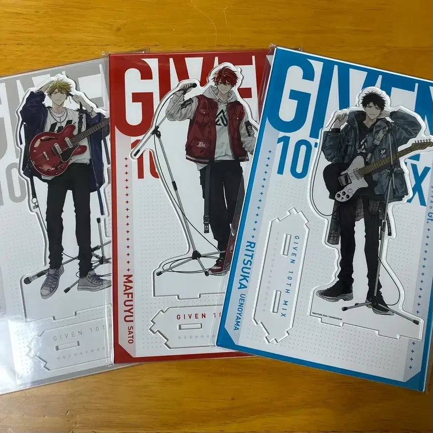 [BUNJANG] Given 10th Mix Big Acrylic Stand Set (Yuki & Ritsuka) - Sealed / 기븐 전남친 vs 현남친 BIG 아크릴스탠드 세트