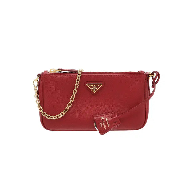 [BUNJANG] Prada Re-Edition 2000 Chain Shoulder Bag Red / 프라다 리에디션 2000 체인 숄더백