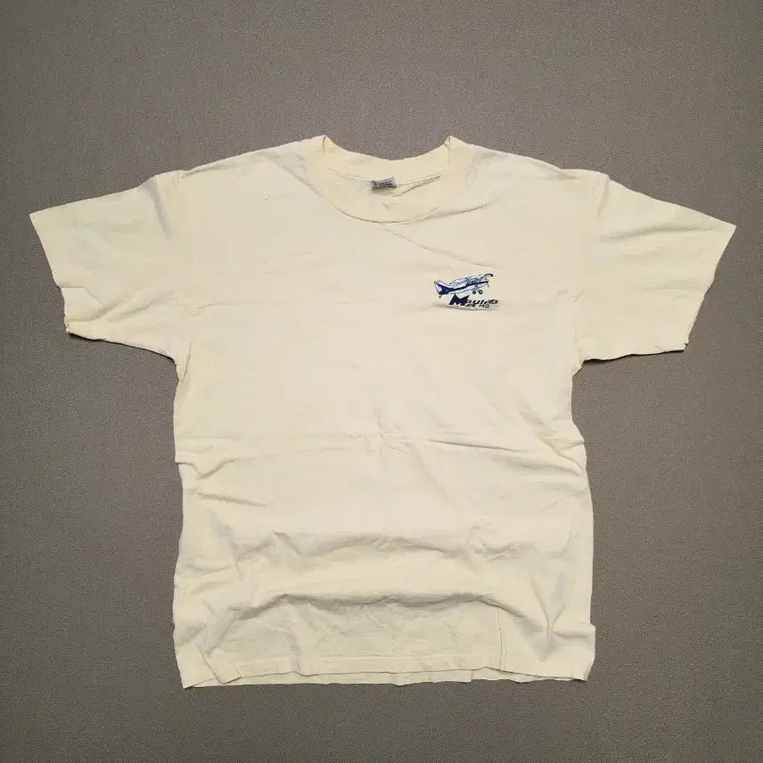 [BUNJANG] 1990s Anvil USA Air Inc Aviation Graphic T-Shirt XL / 90s Anvil USA Mullet Air Inc 항공 빈티지 티셔츠