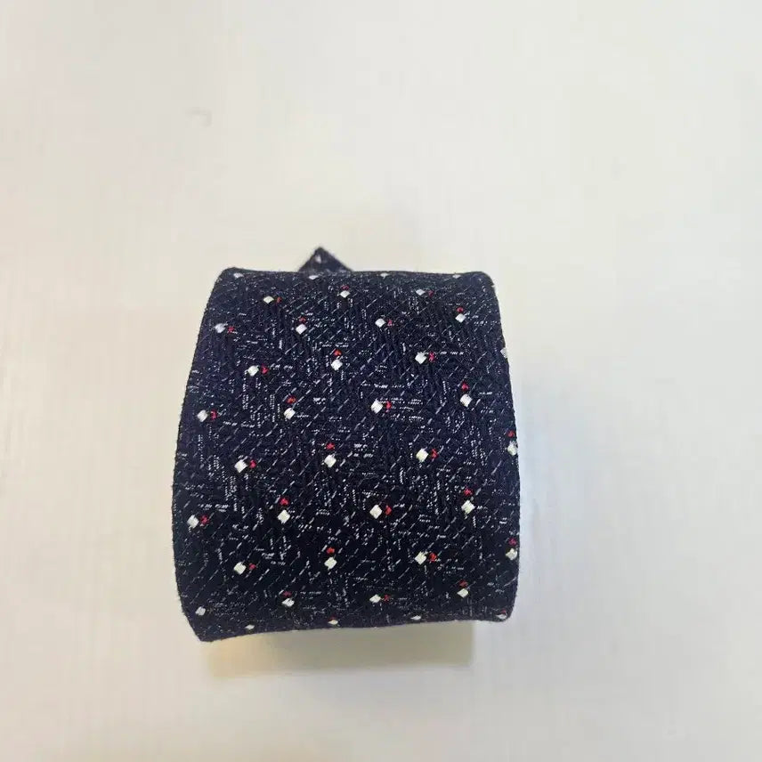 [BUNJANG] Town&t Casual Dot Pattern Necktie Navy / 타운젠트 도트 패턴 넥타이 네이비 새제품