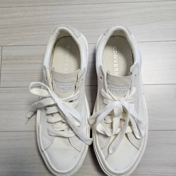 [BUNJANG] Converse One Star Platform Sneakers White 255 / 컨버스 원스타 플랫폼 흰색 255