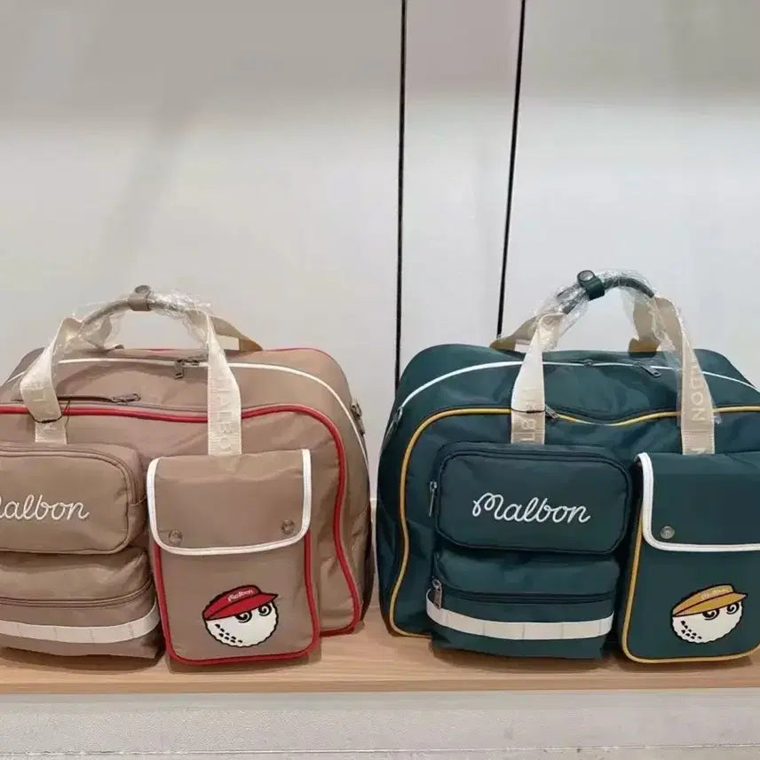 [BUNJANG] Malbon Multi-Pocket Boston Bag / 국내배송) 말본 멀티포켓 보스턴백 의류 가방 골프