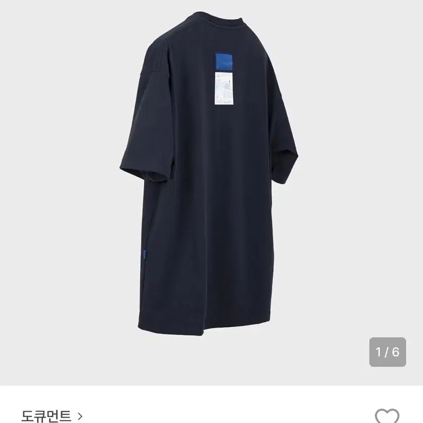 [BUNJANG] Document Documenty Moon Navy T-Shirt / 도큐먼트 도큐먼티 문네이비