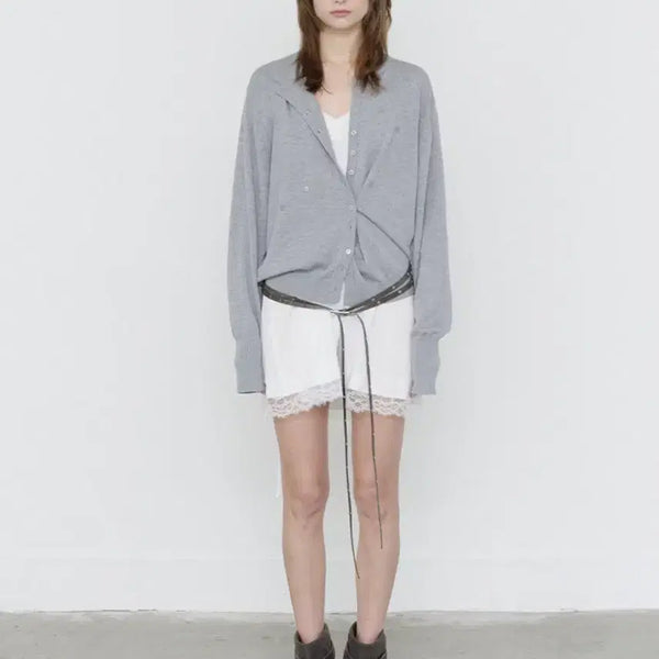 [BUNJANG] 32 Degrees Button Cardigan Grey / 쓰리투에이티 버튼 가디건