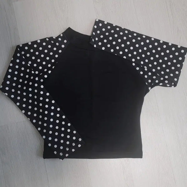 [BUNJANG] Women's Rash Guard Swimsuit - Black / 에이블리 지그재그 여성 수영복 래쉬가드 블랙
