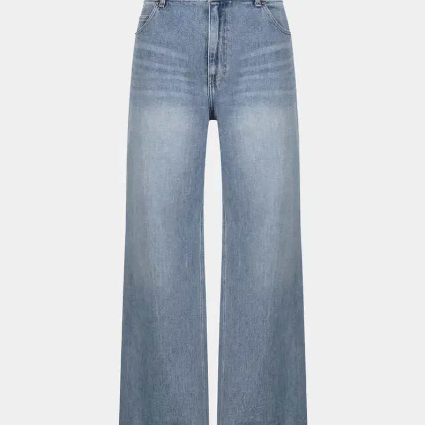 [BUNJANG] NOICE M Washed Straight Jeans Blue / (L) 노이스 M 워시드 스트레이트 진 블루