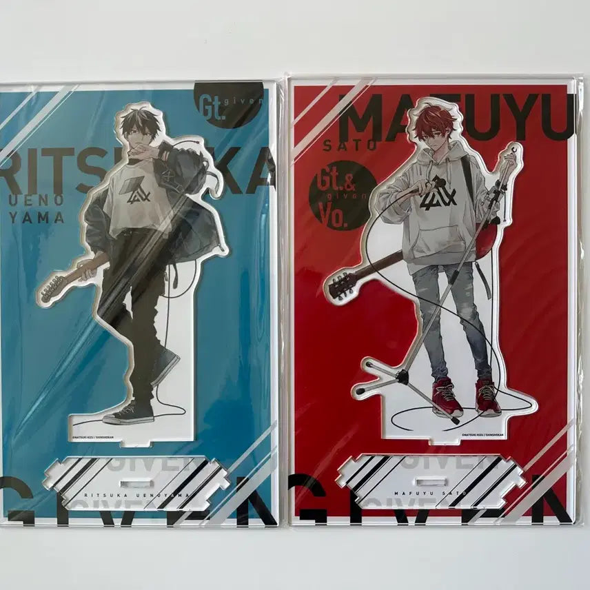 [BUNJANG] Given Original Art Exhibition Acrylic Standee Set (Mafuyu & Ritsuka) - Sealed / (일괄) 기븐 GIVEN 원화전 아크릴스탠드 리츠카 마후유 미개봉