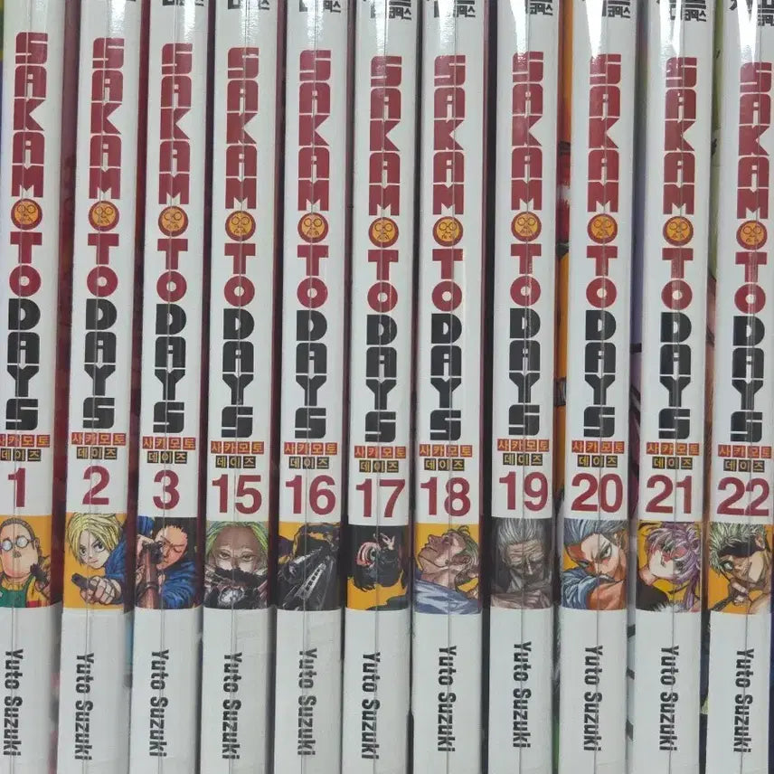 [BUNJANG] Sakamoza Days Manga Volumes 1-3, 15-22 / 사카모토 데이즈 만화책 1~3, 15~22권