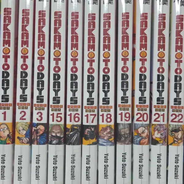 [BUNJANG] Sakamoza Days Manga Volumes 1-3, 15-22 / 사카모토 데이즈 만화책 1~3, 15~22권