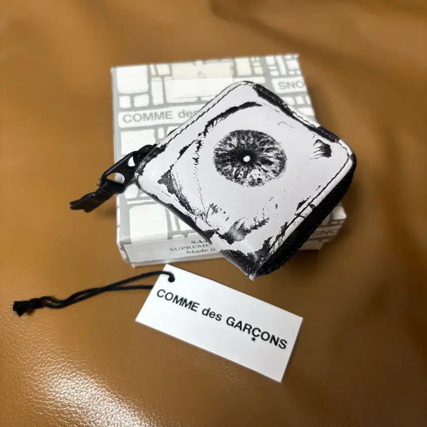 [BUNJANG] Supreme x Comme des Garçons Leather Coin Case Pouch Wallet / 슈프림 꼼데가르송 레더 코인 케이스 파우치 가죽 지갑