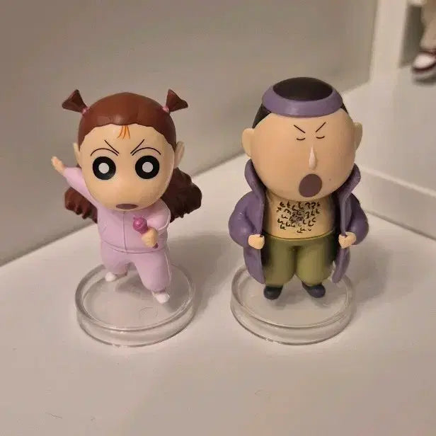 [BUNJANG] Crayon Shin-chan Lab Battle Yūri & Kazama Gacha Figure Set (2 pcs) / 짱구랩배틀 유리 훈이 가챠피규어 2개 세트