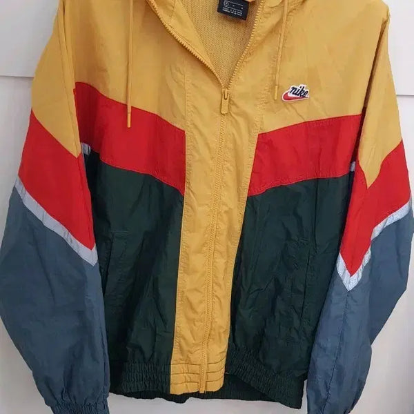 [BUNJANG] Nike Windbreaker Jersey Yellow/Red/Green/Blue Size 100 / 나이키 바람막이 져지 옐로우/레드/그린/블루100사이즈