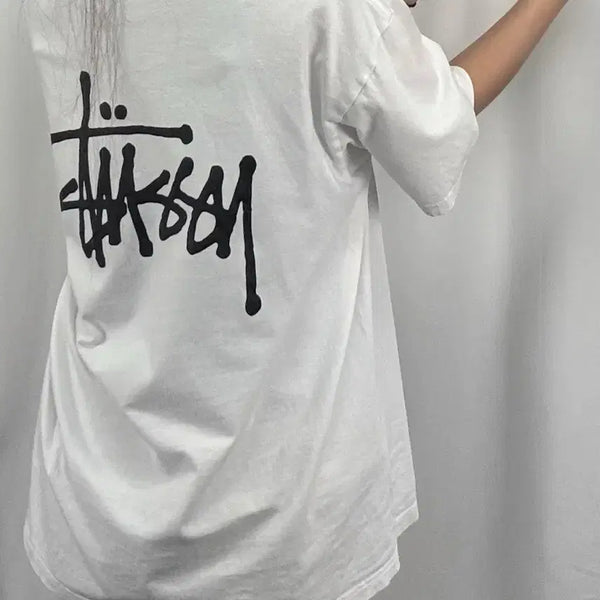 [BUNJANG] Stussy Basic Big Logo Short Sleeve T-Shirt / 스투시 베이직 빅로고 반팔
