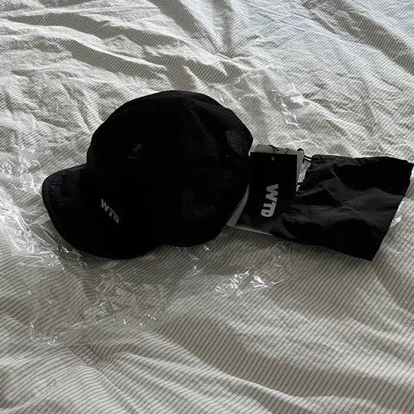 [BUNJANG] WTD Logo Sunglass Cut Running Short Cap / WTD 로고 선글라스 컷 러닝 숏캡 (새상품)