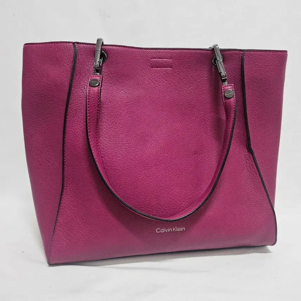 [BUNJANG] Calvin Klein Leather Tote Bag / 캘빈클라인 레더 토트백 가방