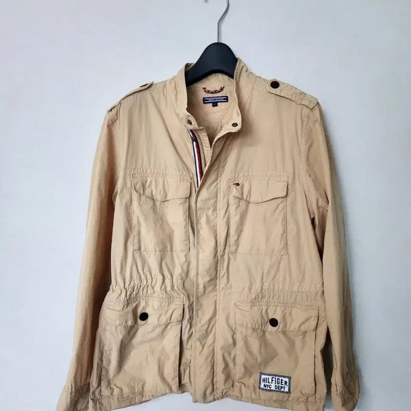 [BUNJANG] Tommy Hilfiger Cotton Field Jacket / 타미힐피거 야상 자켓 164.  M 얇은 면잠바