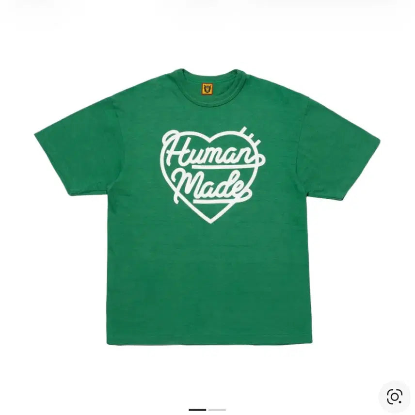 [BUNJANG] Human Made Color T-Shirt Green L / 휴먼메이드 컬러 티셔츠 그린 L