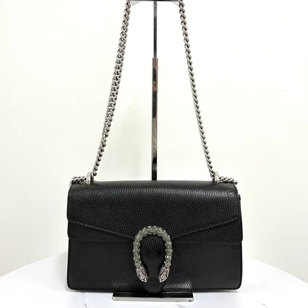 [BUNJANG] Gucci Dionysus Chain Shoulder Bag Black / [100%정품] 구찌 디오니소스 체인 숄더백 블랙 (400249)