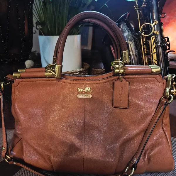 [BUNJANG] Coach Leather Tote/Shoulder Bag / 코치 가죽 토트/숄더 백