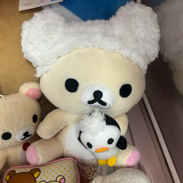 [BUNJANG] San-X Korilakkuma Bath Plush Toy / 고전) 코리락쿠마 목욕 거품 인형 애착펭귄 인형