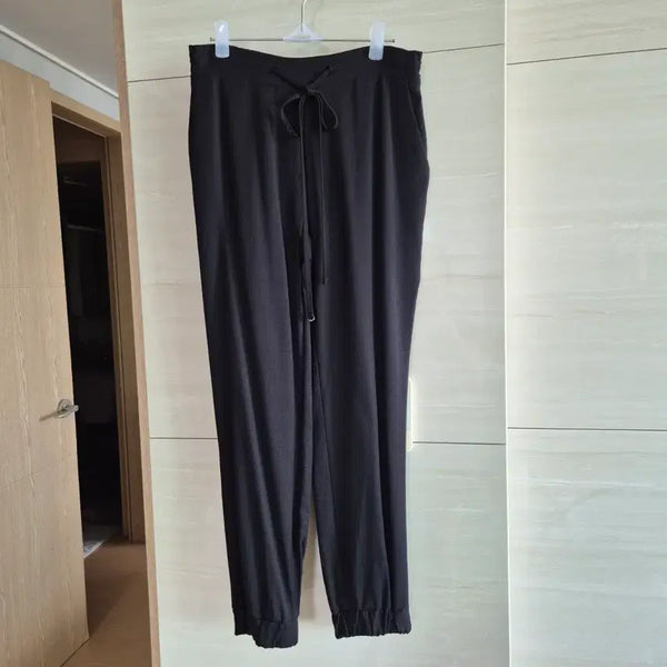 [BUNJANG] Around110 Black Jogger Pants / around110 블랙 조거팬츠