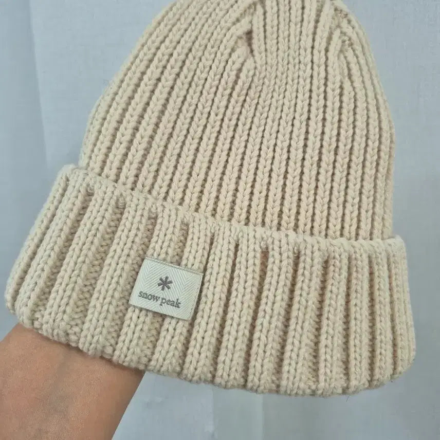 [BUNJANG] Snow Peak Beanie Beige / 스노우피크 비니 베이지  창10-11
