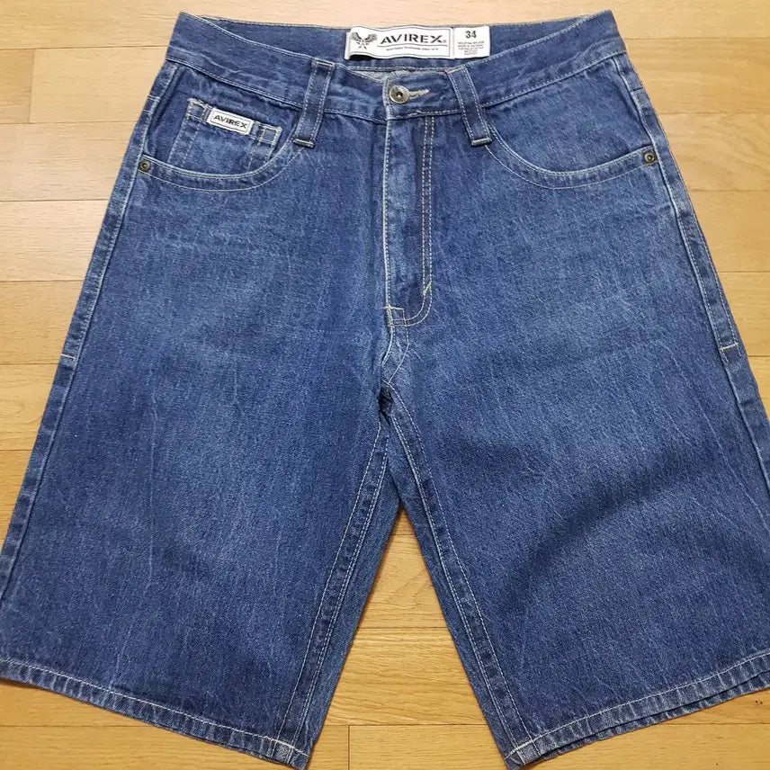 [BUNJANG] Avirex Denim Shorts 34 / 아비렉스청반바지