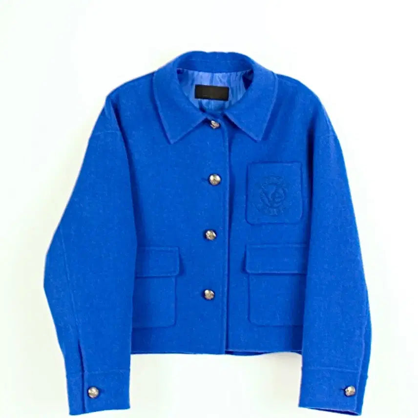 [BUNJANG] VOV Blue Half Coat / 보브 블루 코트