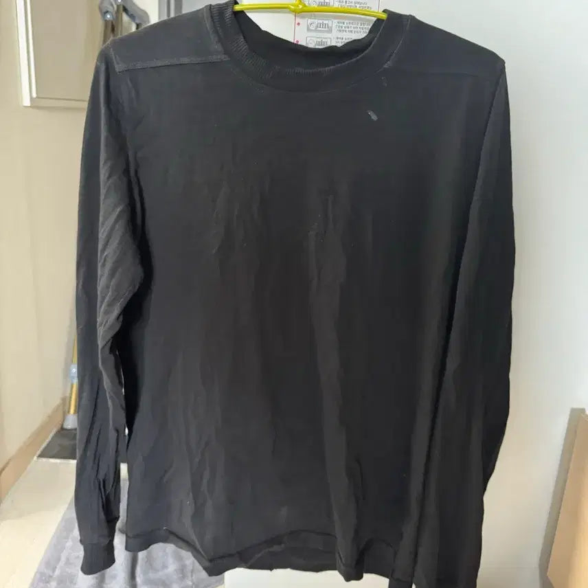 [BUNJANG] Rick Owens Long Sleeve Black / 릭 오웬스 롱슬리브