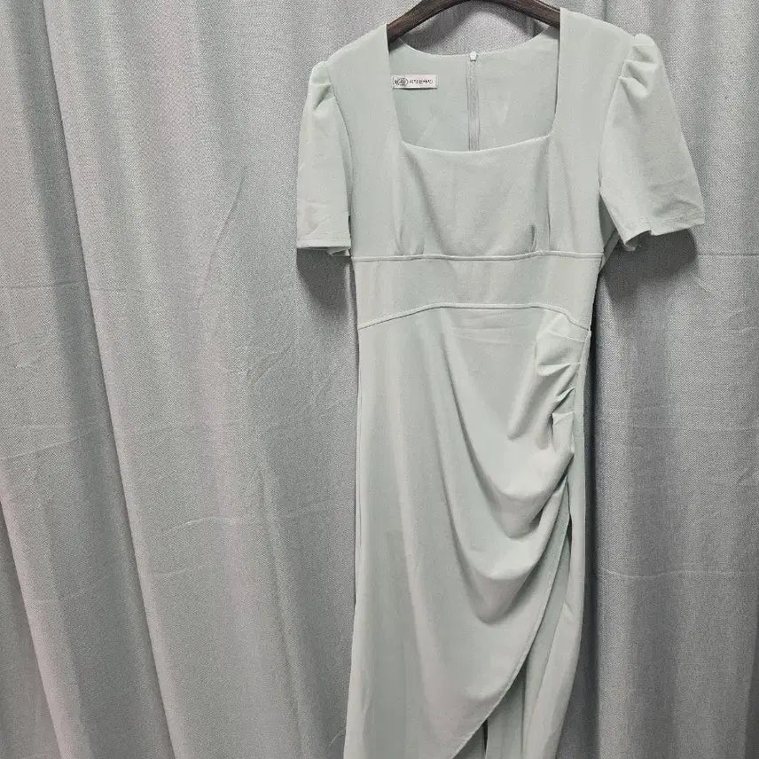[BUNJANG] Mint Green Sexy Long Dress Size 66 / 민트색  롱  원피스66