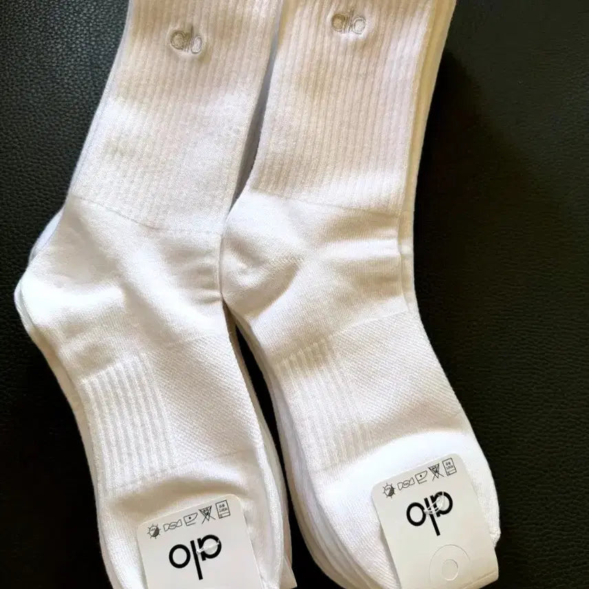 [BUNJANG] ALO Socks White 10-Pair Set Mid-Weight / 알로 양말 화이트 10켤레세트 일반두께