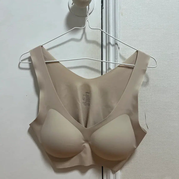 [BUNJANG] SPAO Seamless Bra Beige / 스파오 브래지어 브라 심리스 이너웨어 베이지