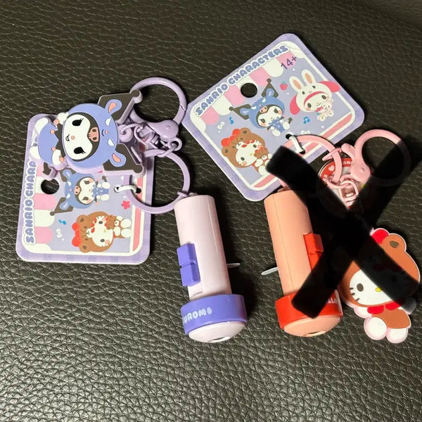 [BUNJANG] Sanrio Kuromi Beam Projector Keychain (Authentic) / 정품 쿠로미 빔프로젝터 키링